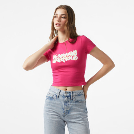Les Benjamins 019 Kadın Pembe T-Shirt Les Benjamins 019 Kadın Pembe T-Shirt