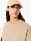 Lacoste Kadın Oversize Fit Bisiklet Yaka Bej Sweatshirt Lacoste Kadın Oversize Fit Bisiklet Yaka Bej Sweatshirt