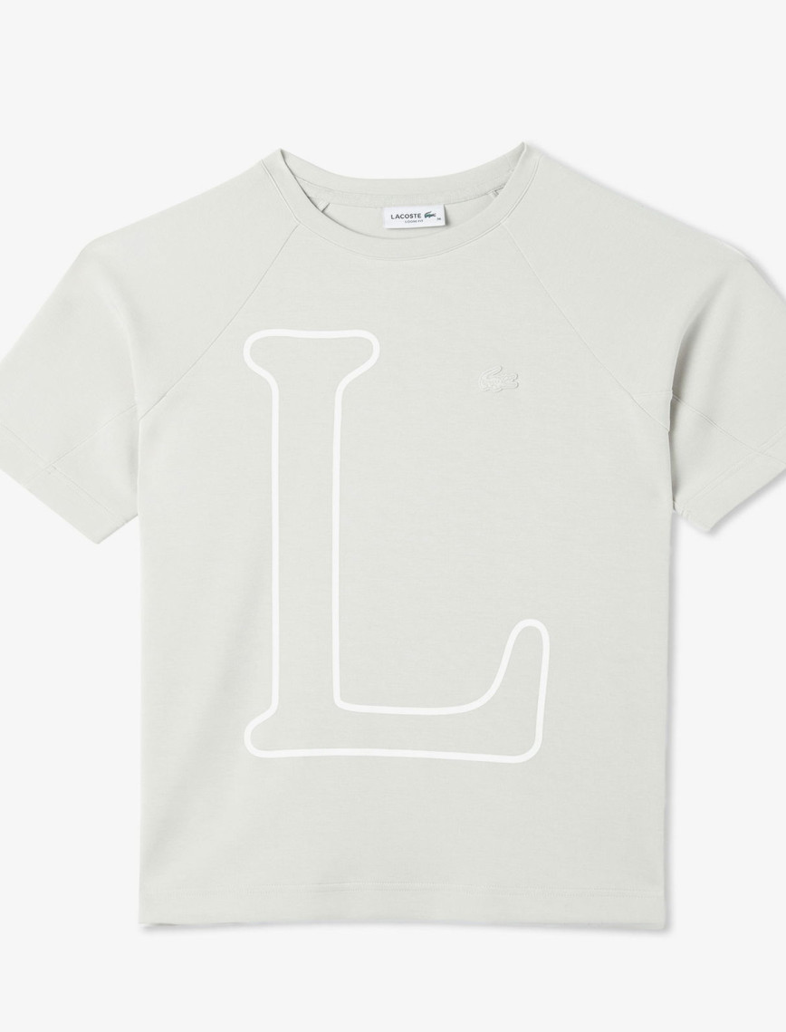 Lacoste Classic Kadın Gri T-Shirt Lacoste Classic Kadın Gri T-Shirt