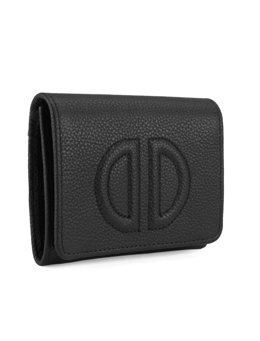 Hadlen Siyah Kadın Deri Cüzdan