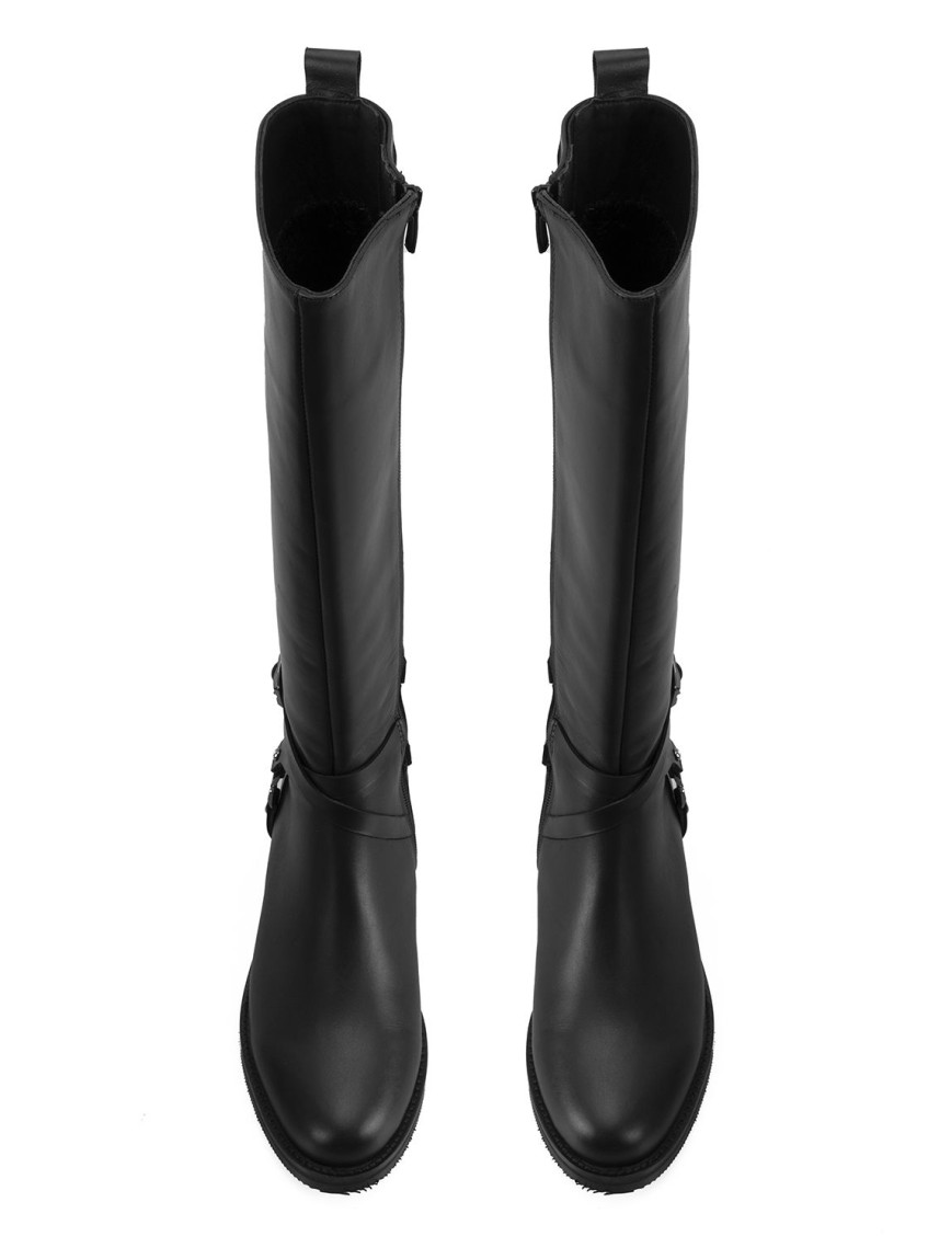 Zaria Siyah Kadın Deri Çizme Zaria Siyah Kadın Deri Çizme