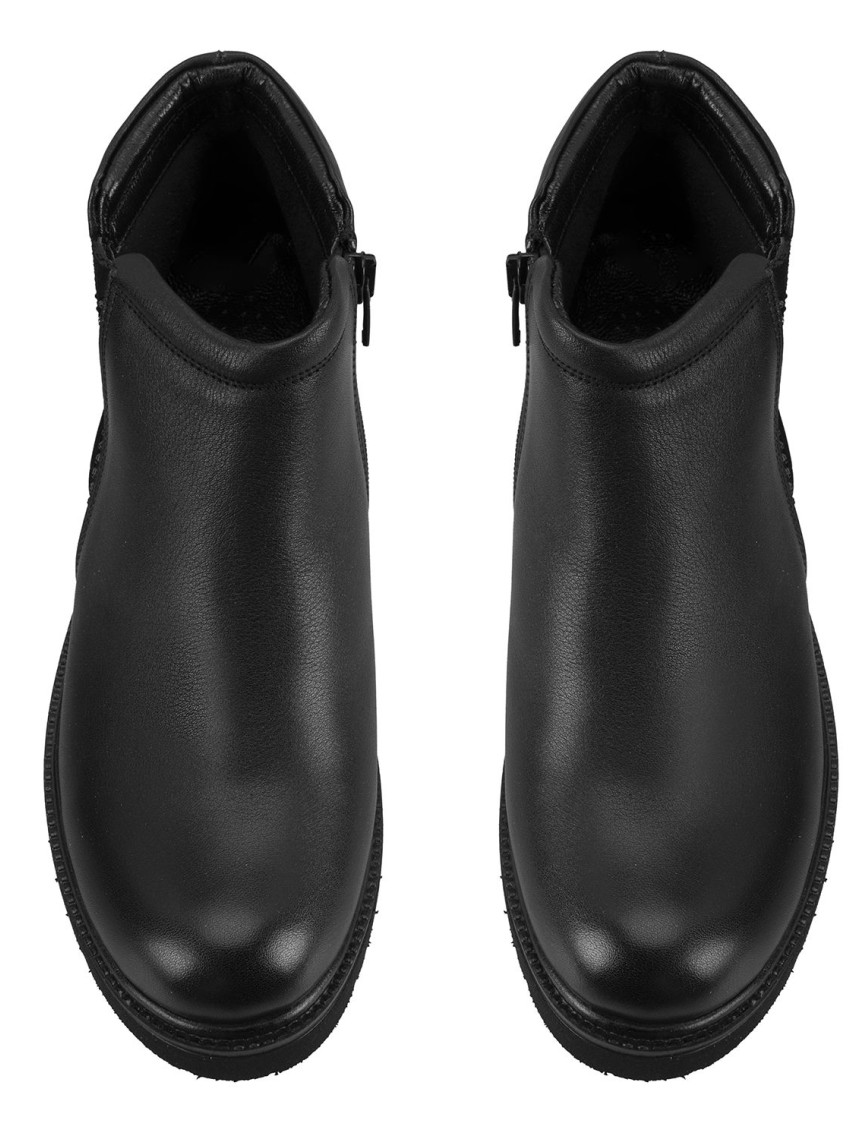 Paulina Siyah Kadın DesaComfort Lastikli Deri Bot Paulina Siyah Kadın DesaComfort Lastikli Deri Bot