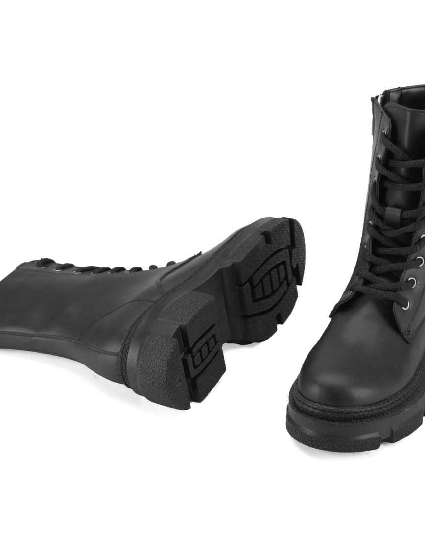 Kadın Siyah Fermuarlı Bot Kadın Siyah Fermuarlı Bot