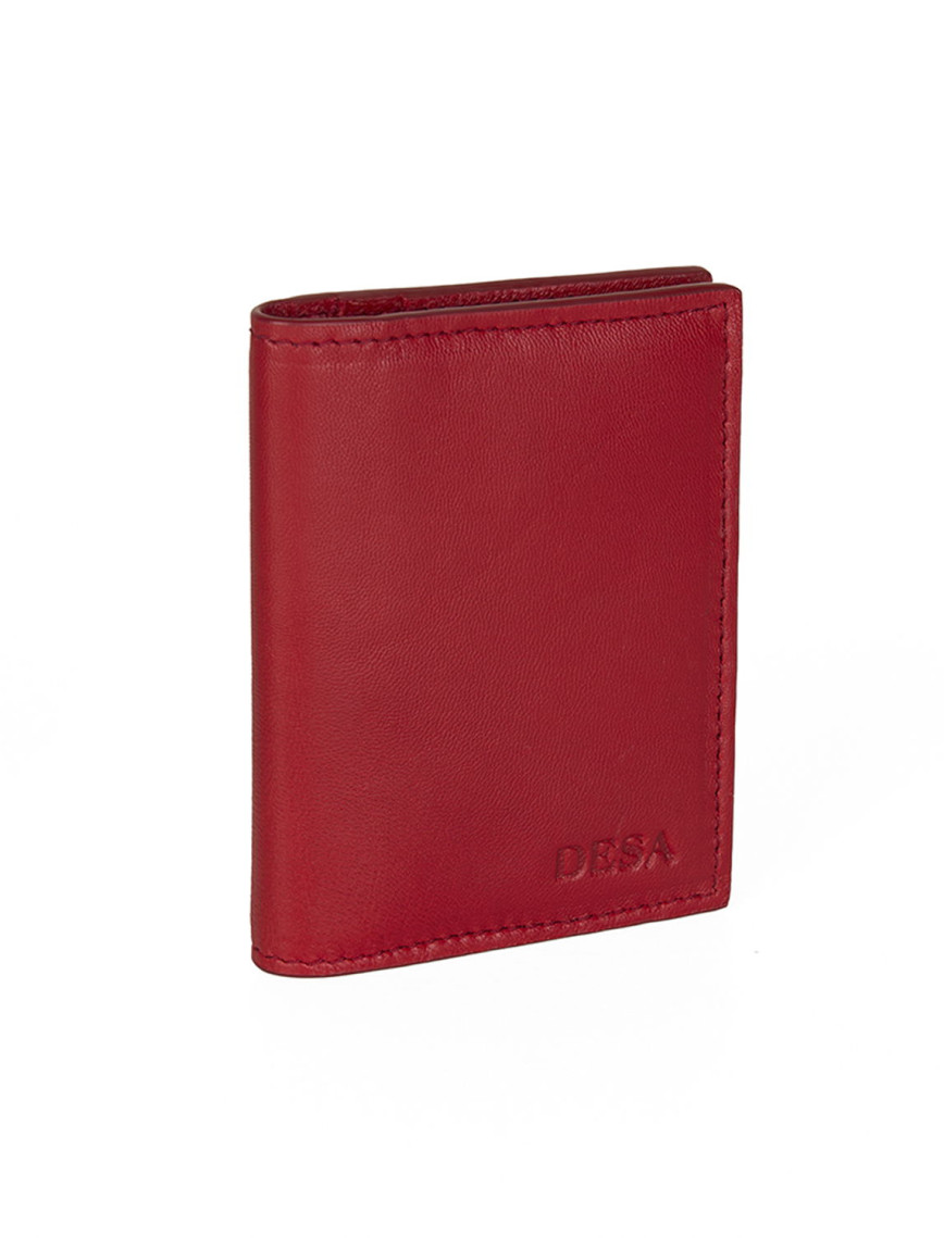 Vesper Kırmızı Erkek Deri Kartlık