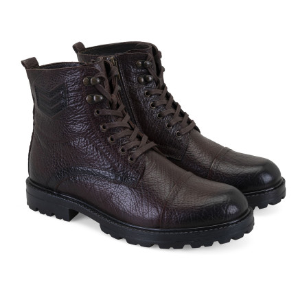 Bradyn Kahve Erkek Fermuarlı Deri Bot Bradyn Kahve Erkek Fermuarlı Deri Bot