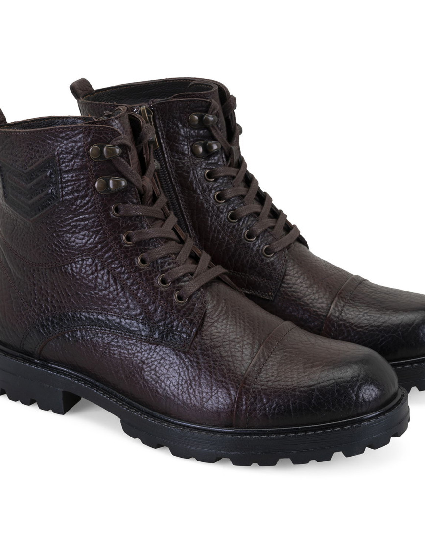 Bradyn Siyah Erkek Fermuarlı Deri Bot Bradyn Siyah Erkek Fermuarlı Deri Bot