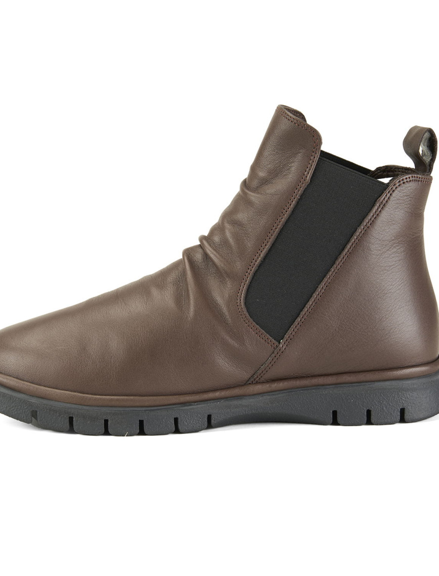 Kadın Kahve Lastikli Deri Bot Kadın Kahve Lastikli Deri Bot