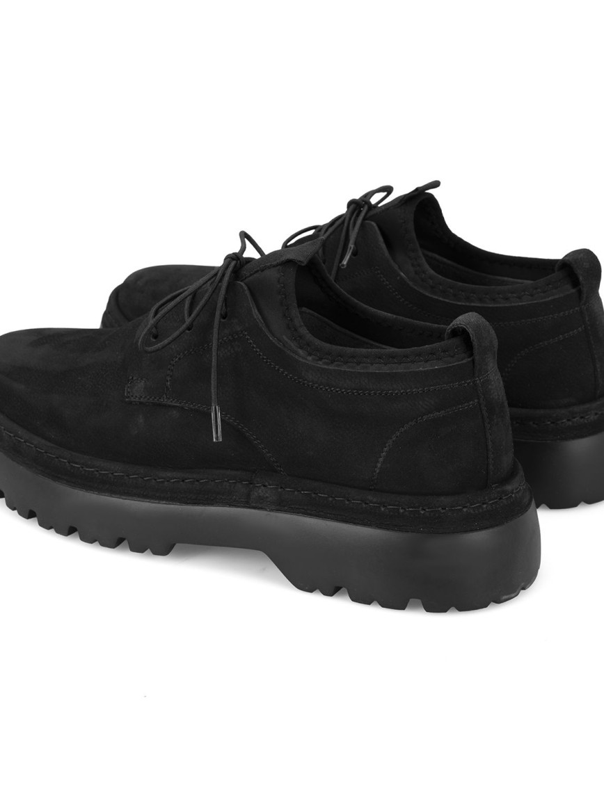 Davion Siyah Erkek Nubuk Deri Günlük Ayakkabı Davion Siyah Erkek Nubuk Deri Günlük Ayakkabı