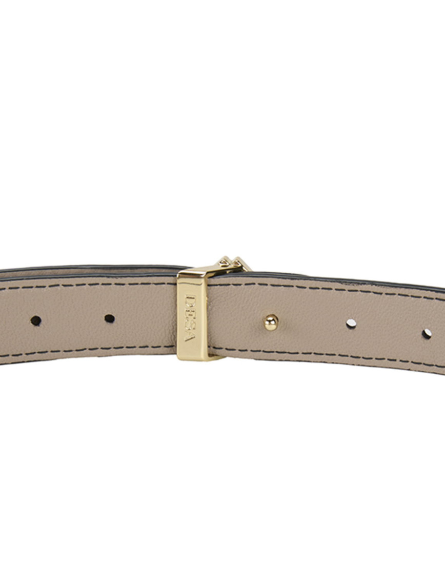 Kieran Bej Kadın Çift Taraflı Deri Kemer