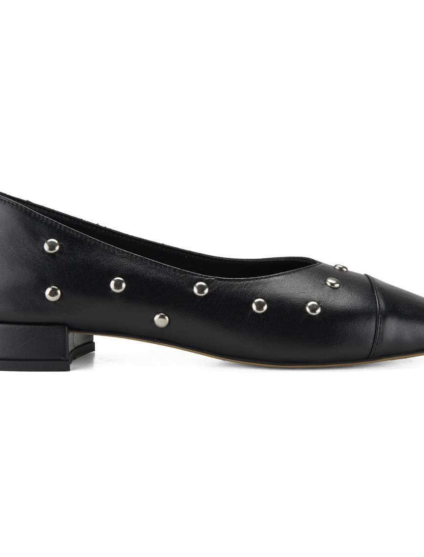 Kadın Siyah Günlük Deri Ayakkabı Kadın Siyah Günlük Deri Ayakkabı