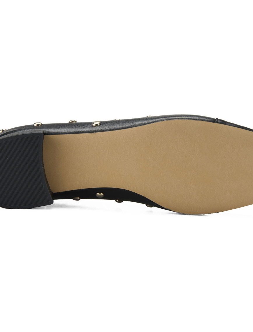 Kadın Siyah Günlük Deri Ayakkabı Kadın Siyah Günlük Deri Ayakkabı