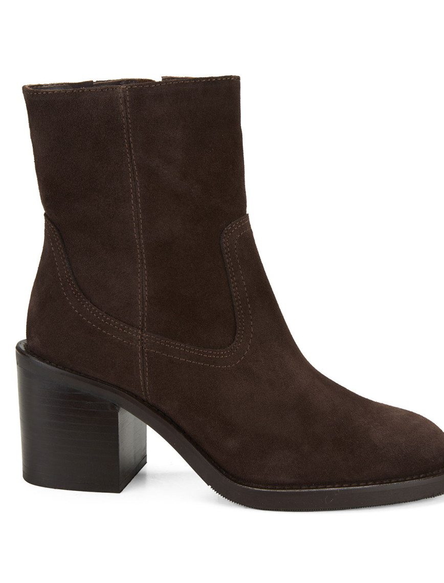 Kovisane Koyu Kahve Kadın Süet Bot Kovisane Koyu Kahve Kadın Süet Bot