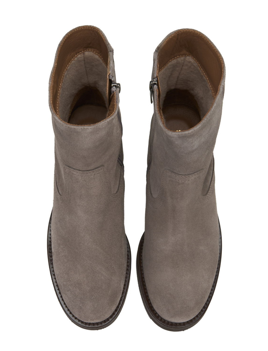 Kovisane Bej Kadın topuklu Süet Bot Kovisane Bej Kadın topuklu Süet Bot