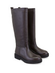 Kadın Siyah Deri Çizme Kadın Siyah Deri Çizme