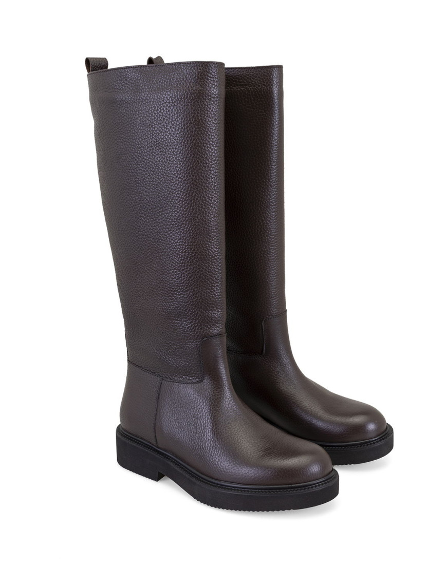 Kadın Siyah Deri Çizme Kadın Siyah Deri Çizme