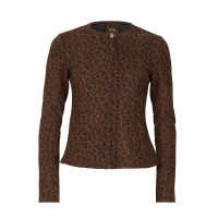 Deundria Leopar Kadın Panelli Fit Süet Ceket Deundria Leopar Kadın Panelli Fit Süet Ceket