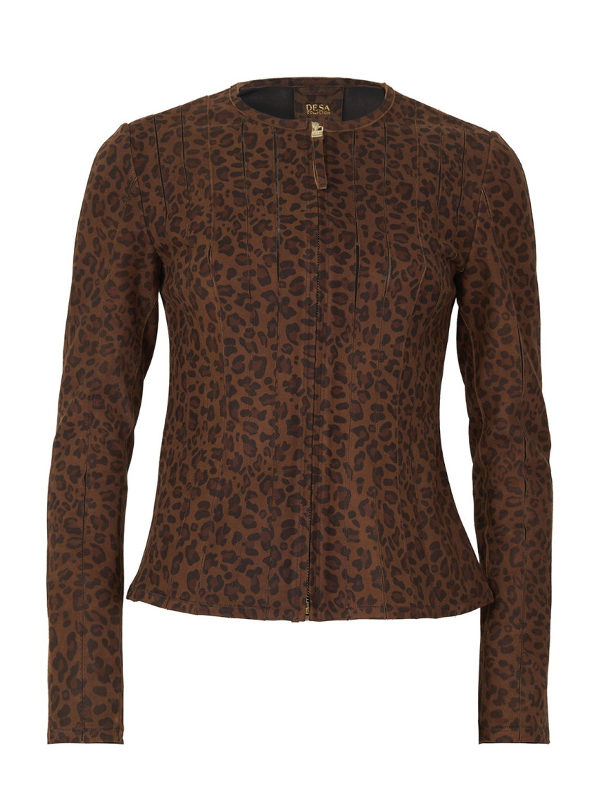 Deundria Mavi Kadın Panelli Fit Süet Ceket Deundria Mavi Kadın Panelli Fit Süet Ceket