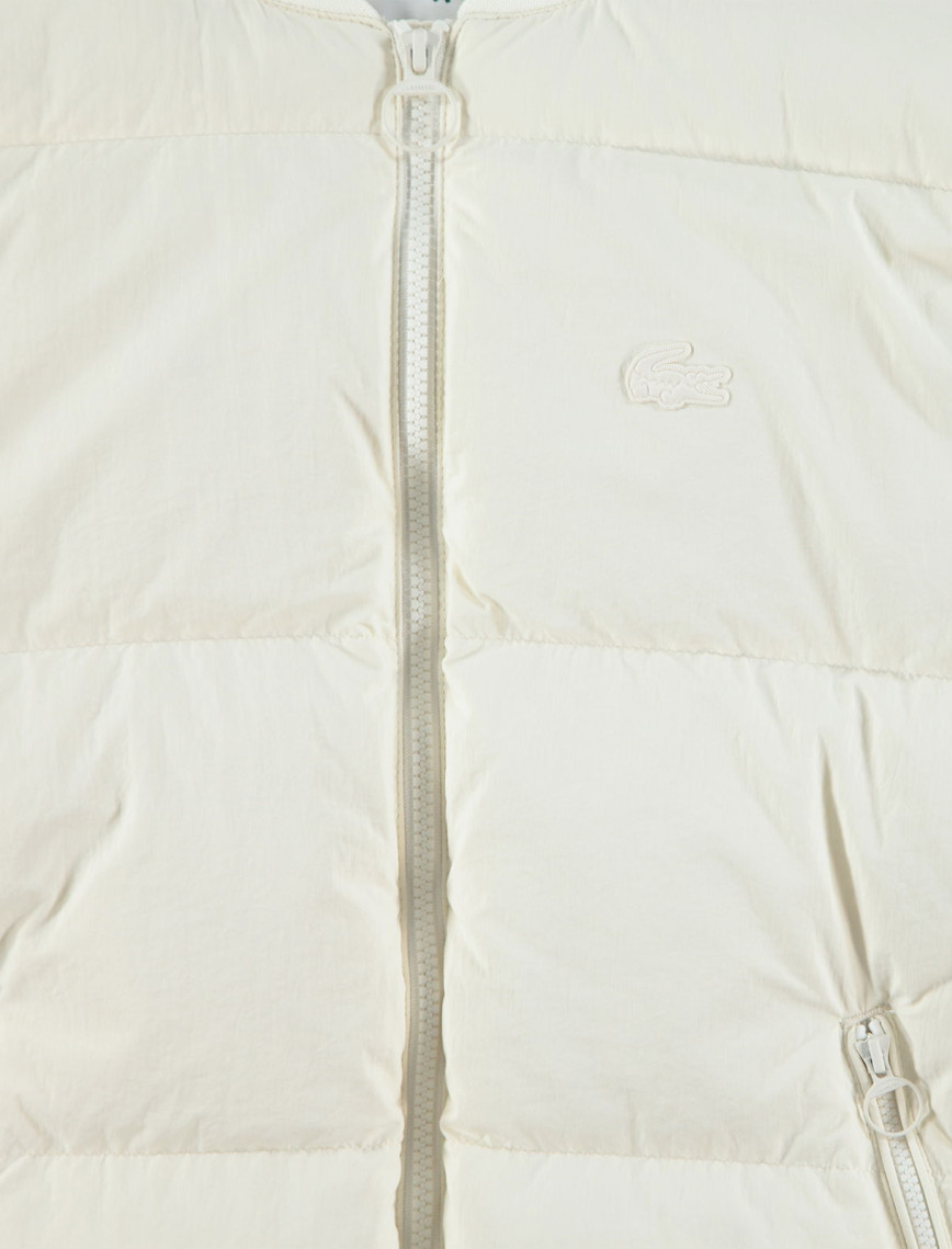 Lacoste Kadın Relaxed Fit Dik Yaka Krem Mont Lacoste Kadın Relaxed Fit Dik Yaka Krem Mont