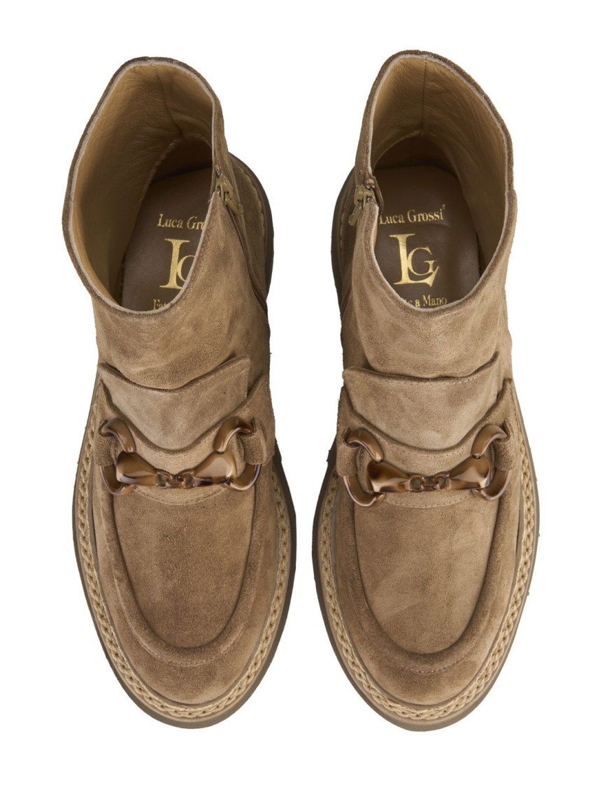 Luca Grossi Kadın Taba Süet Bot Luca Grossi Kadın Taba Süet Bot