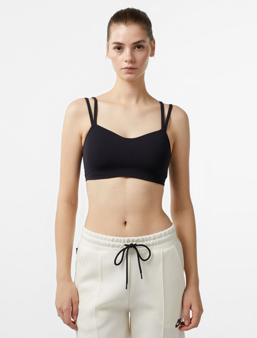 Nike Dri-FIT Alate Trace Kadın Siyah Bra Nike Dri-FIT Alate Trace Kadın Siyah Bra