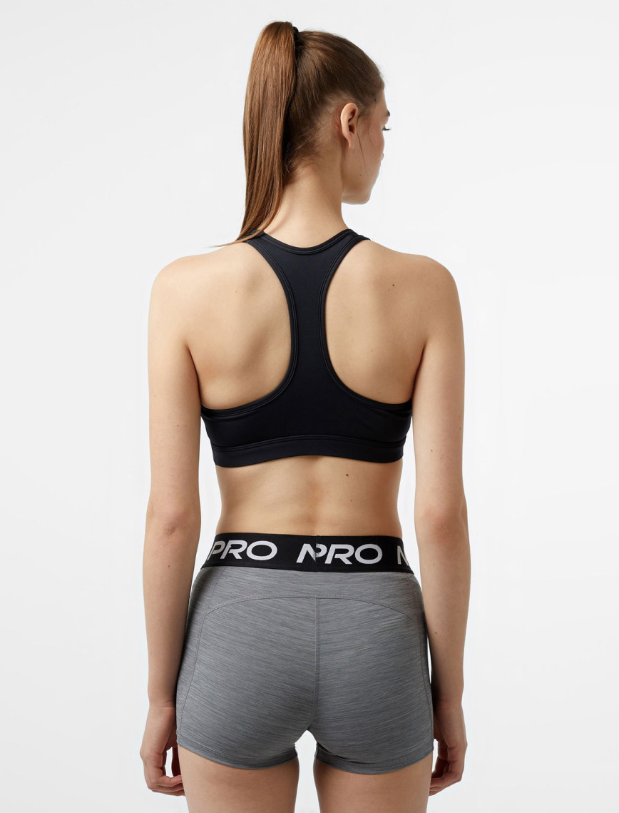 Nike Swoosh Med Sport Kadın Siyah Bra Nike Swoosh Med Sport Kadın Siyah Bra
