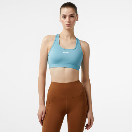 Nike Swoosh Medium Support Kadın Mavi Bra Nike Swoosh Medium Support Kadın Mavi Bra