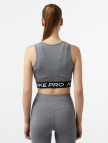 Nike Pro Dri-Fit 365 Kadın Gri Kolsuz T-Shirt Nike Pro Dri-Fit 365 Kadın Gri Kolsuz T-Shirt