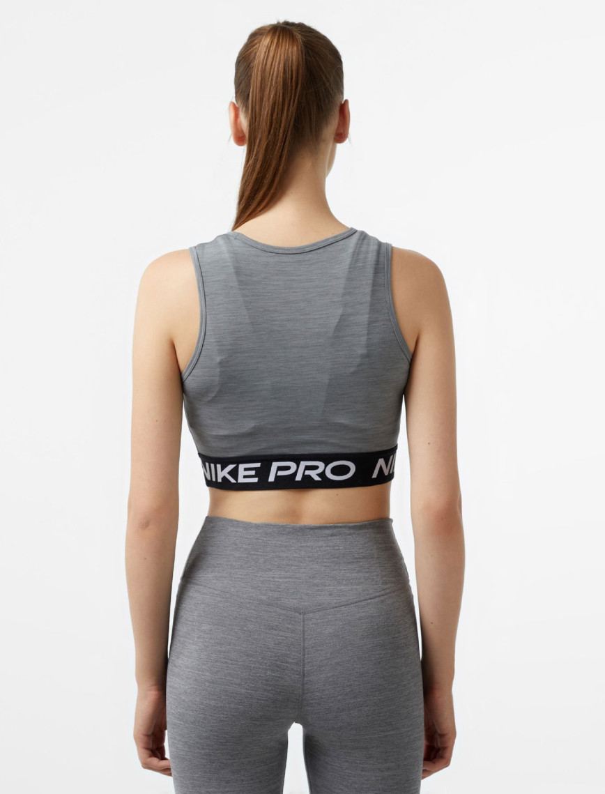 Nike Pro Dri-Fit 365 Kadın Gri Kolsuz T-Shirt Nike Pro Dri-Fit 365 Kadın Gri Kolsuz T-Shirt