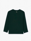 Lacoste Çocuk Uzun Kollu Bisiklet Yaka Baskılı Yeşil T-Shirt Lacoste Çocuk Uzun Kollu Bisiklet Yaka Baskılı Yeşil T-Shirt