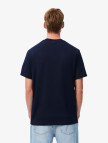 Lacoste Erkek Classic Fit Bisiklet Yaka Baskılı Lacivert T-Shirt Lacoste Erkek Classic Fit Bisiklet Yaka Baskılı Lacivert T-Shirt