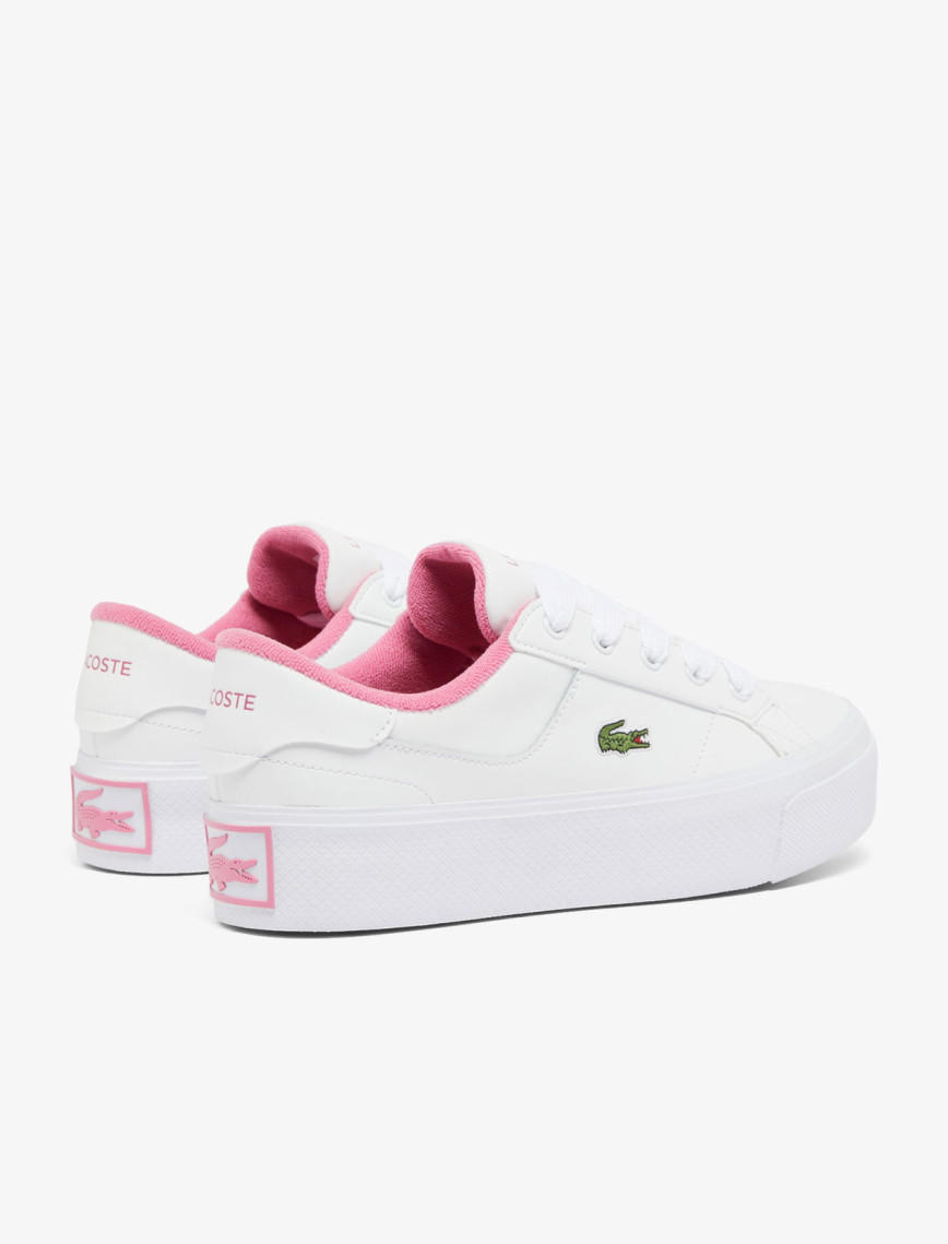 Lacoste Ziane Platform Kadın Beyaz/Pembe Sneaker Lacoste Ziane Platform Kadın Beyaz/Pembe Sneaker