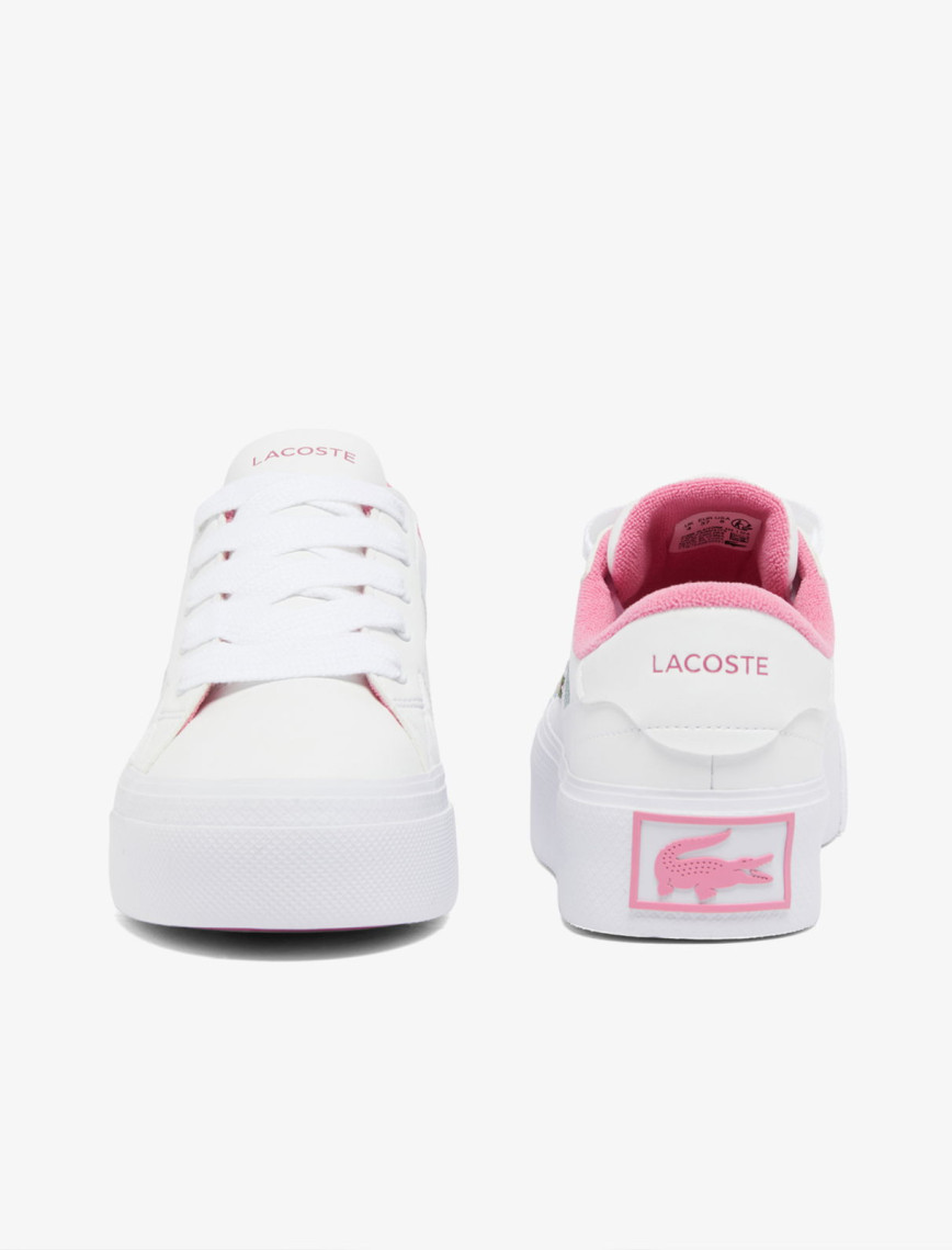 Lacoste Ziane Platform Kadın Beyaz/Pembe Sneaker Lacoste Ziane Platform Kadın Beyaz/Pembe Sneaker