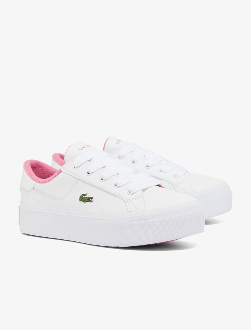 Lacoste Ziane Platform Kadın Beyaz/Pembe Sneaker Lacoste Ziane Platform Kadın Beyaz/Pembe Sneaker