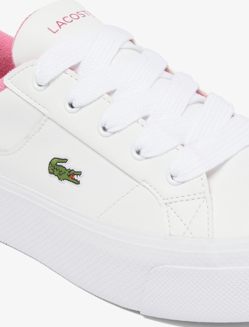 Lacoste Ziane Platform Kadın Beyaz/Pembe Sneaker Lacoste Ziane Platform Kadın Beyaz/Pembe Sneaker