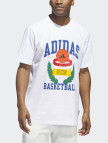 adidas Crest Basketball Graphic Erkek Beyaz T-Shirt adidas Crest Basketball Graphic Erkek Beyaz T-Shirt