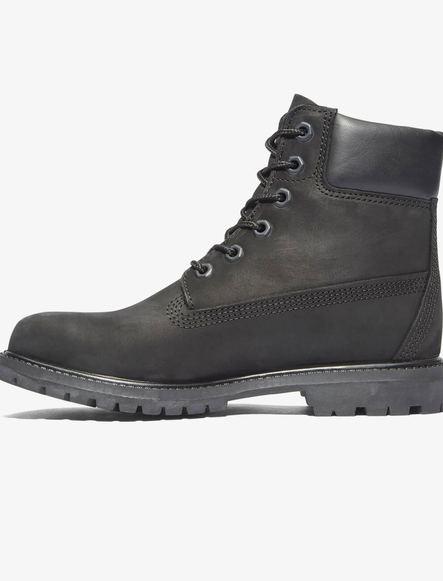 Timberland Premium 6 Inch Lace Up Kadın Siyah Bot
