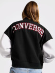 Converse Kadın Dik Yaka Siyah Bomber Ceket Converse Kadın Dik Yaka Siyah Bomber Ceket