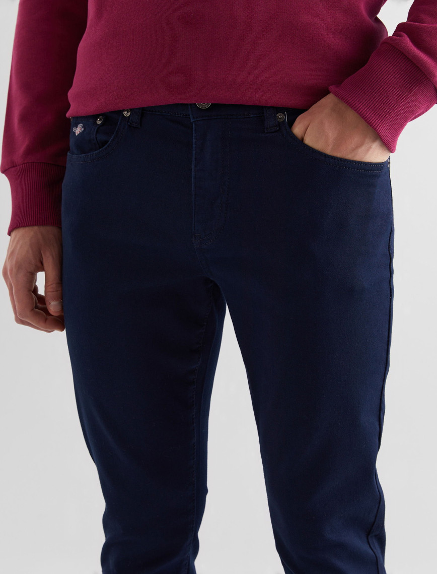 GANT Erkek Lacivert Slim Fit Pantolon GANT Erkek Lacivert Slim Fit Pantolon