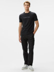 Calvin Klein Raised Line Logo Erkek Siyah T-Shirt Calvin Klein Raised Line Logo Erkek Siyah T-Shirt