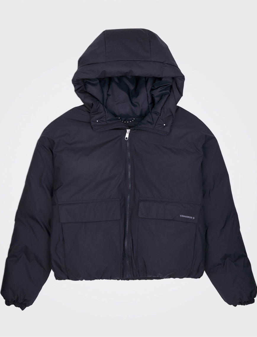 Converse Kadın Kapüşonlu Bej Şişme Mont Converse Kadın Kapüşonlu Bej Şişme Mont