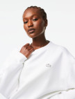 Lacoste Kadın Oversize Fit Bisiklet Yaka Beyaz Sweatshirt Lacoste Kadın Oversize Fit Bisiklet Yaka Beyaz Sweatshirt
