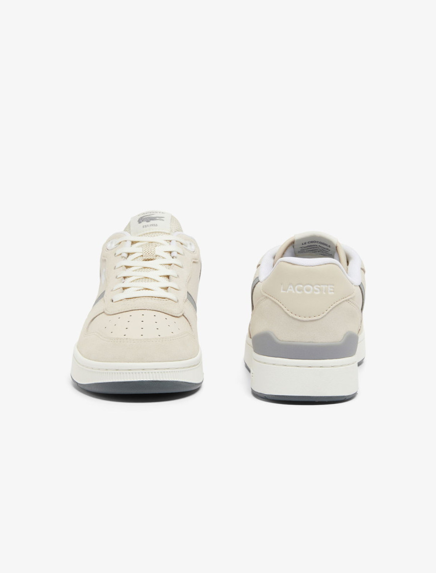 Lacoste T-Clip Erkek Bej Sneaker Lacoste T-Clip Erkek Bej Sneaker