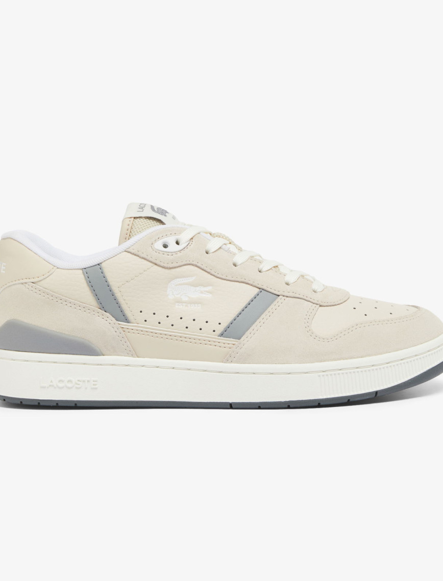 Lacoste T-Clip Erkek Bej Sneaker Lacoste T-Clip Erkek Bej Sneaker