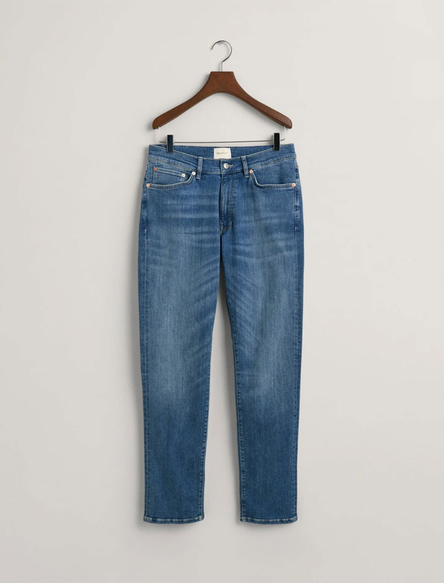GANT Erkek Mavi Extra Slim Fit Jean Pantolon GANT Erkek Mavi Extra Slim Fit Jean Pantolon