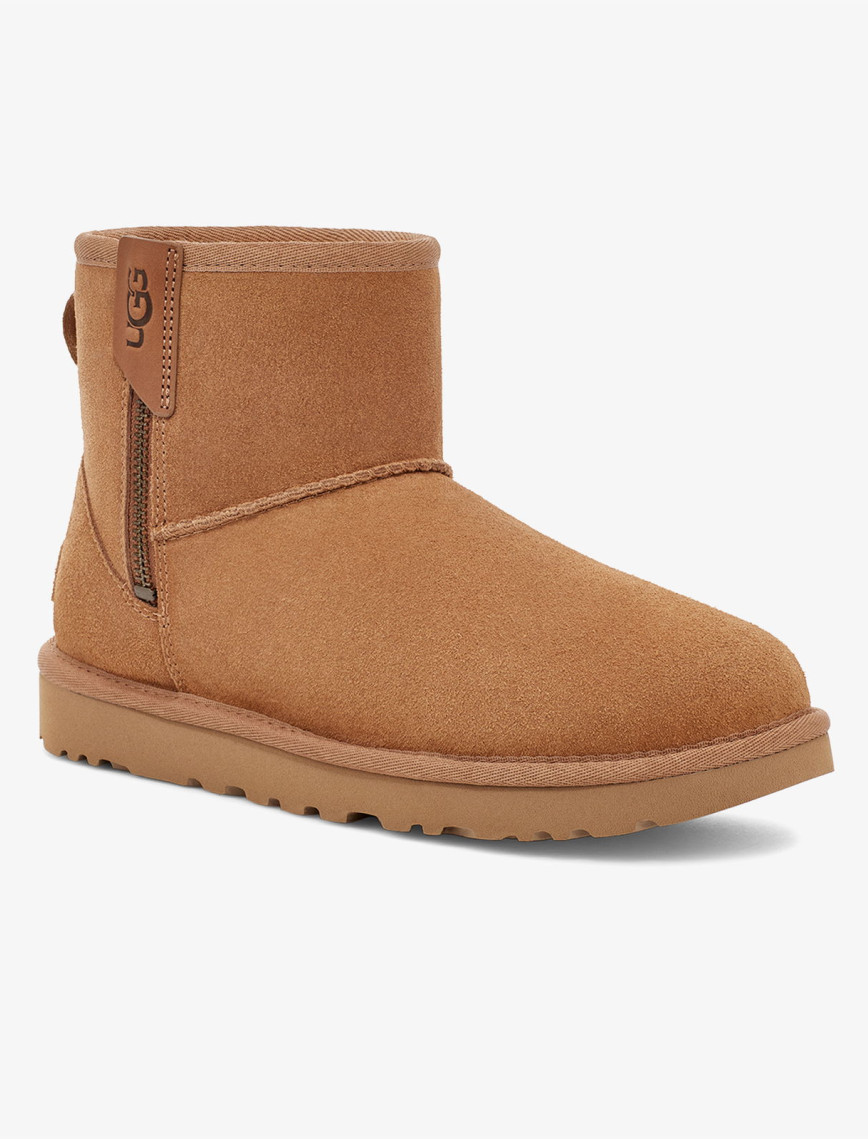UGG Classic Mini Bailey Zip Kadın Kahverengi Bot UGG Classic Mini Bailey Zip Kadın Kahverengi Bot