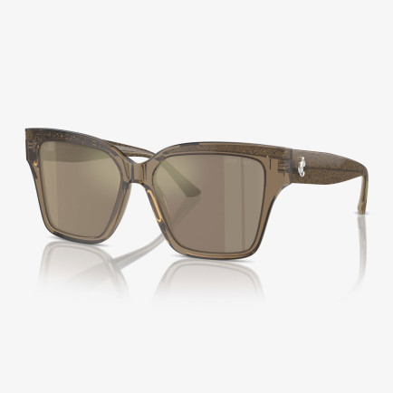 JIMMY CHOO Jc53 Kadın Kahverengi Güneş Gözlüğü JIMMY CHOO Jc53 Kadın Kahverengi Güneş Gözlüğü