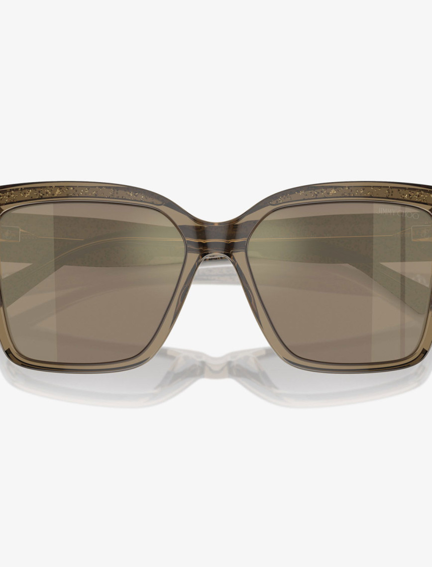 JIMMY CHOO Jc53 Kadın Kahverengi Güneş Gözlüğü JIMMY CHOO Jc53 Kadın Kahverengi Güneş Gözlüğü