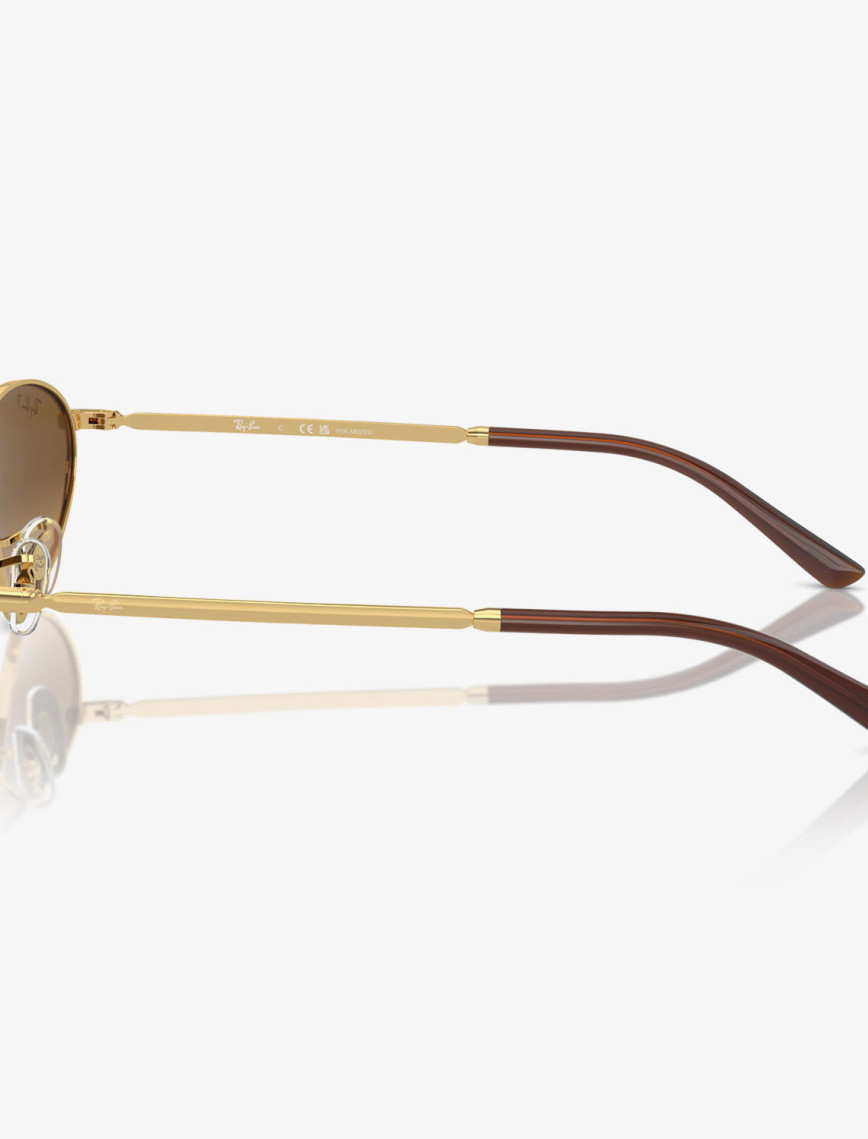 RAY-BAN Rb3734 Unisex Altın Rengi Güneş Gözlüğü RAY-BAN Rb3734 Unisex Altın Rengi Güneş Gözlüğü