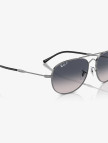 RAY-BAN Bain Bridge Unisex Gri Güneş Gözlüğü RAY-BAN Bain Bridge Unisex Gri Güneş Gözlüğü