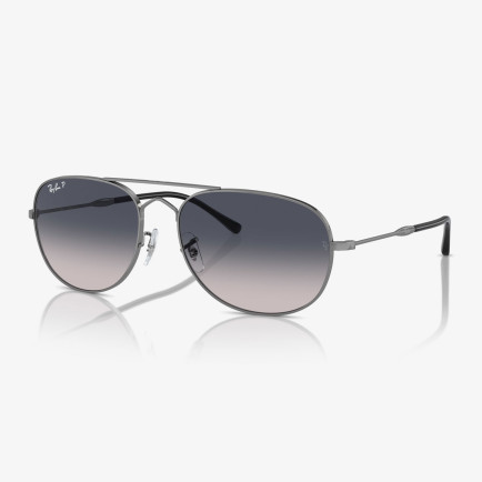 RAY-BAN Bain Bridge Unisex Gri Güneş Gözlüğü RAY-BAN Bain Bridge Unisex Gri Güneş Gözlüğü